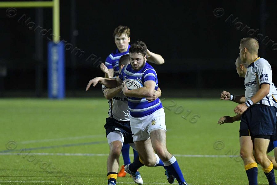 Wheaton Men\'s Rugby vs Mass Maritime.  Photo by Keith Nordstrom